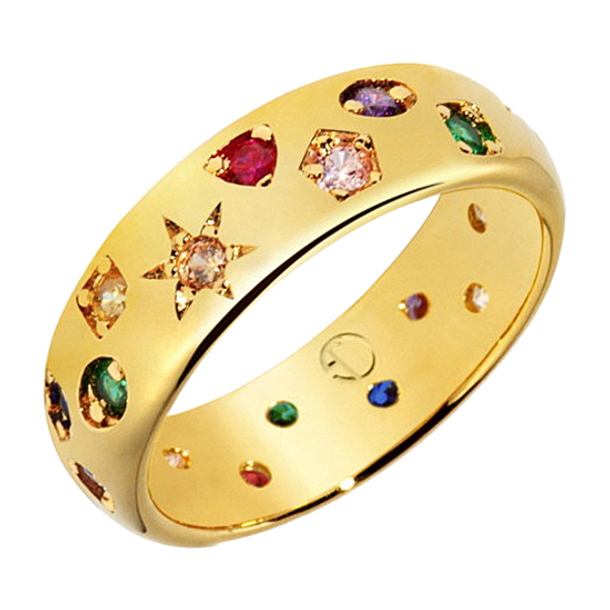 [韓国人気ジュエリー] nff Rose Solitaire Ring White 엔프프 로즈 솔리테르 링 화이트 | Nff | KREAM