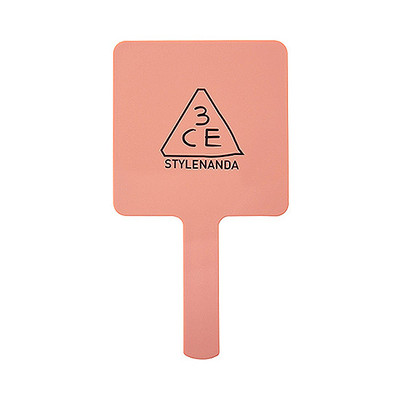 3CE MOOD RECIPE SQUARE HAND MIRROR #ROSE BEIGE