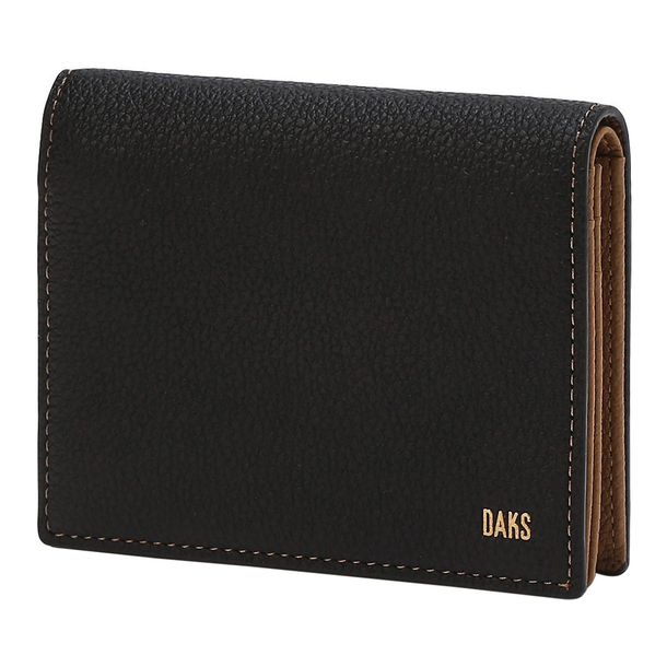 Tシャツ・カットソー DAKS DD l Decoration Cowhide Black Medium Wallet DBWA5E2 Lotte Duty Free