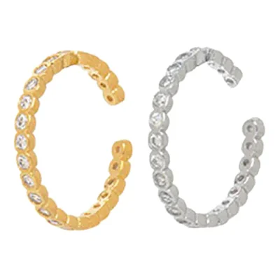 [1+1] TWINKLE LINE EAR CUFF