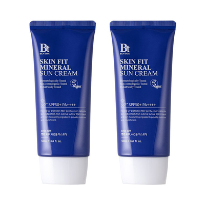 스킨핏 미네랄 선크림 듀오 세트 SPF50+/PA++++