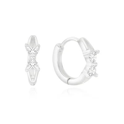 [Silver 925] Ribbon Glow Earrings