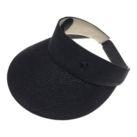 Black sun visor hat online