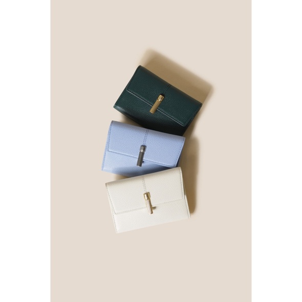 折りたたみ財布 COURONNE Flanner Business Card Wallet_RCWGX25142BUL Flanner Business Card Wallet_RCWGX25142BUL - 감도 깊은 취향