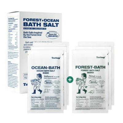 배쓰솔트 2종 세트 240g (오션40g*3입+포레스트40g*3입)