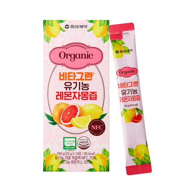 비타그란 유기농 레몬자몽즙