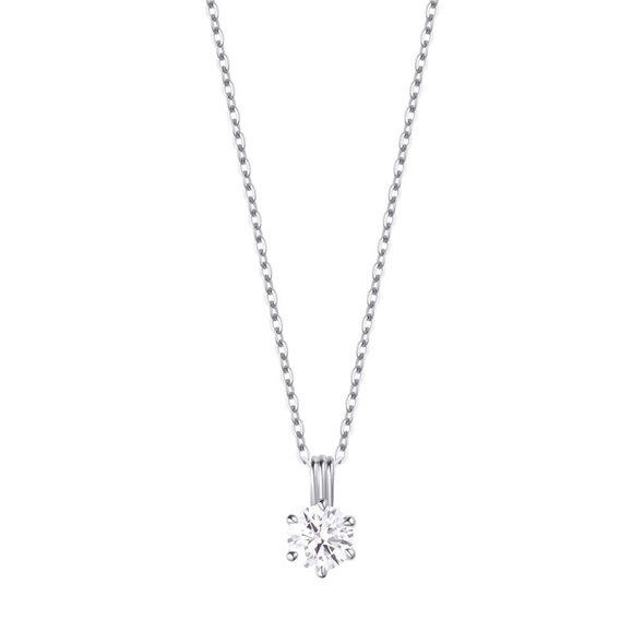 STONE HENgE◆SA25B08M 14K ラボダイヤモンド ネックレス S007 ラボグロウンダイヤモンド/ネックレス/0.50ct(プラチナ