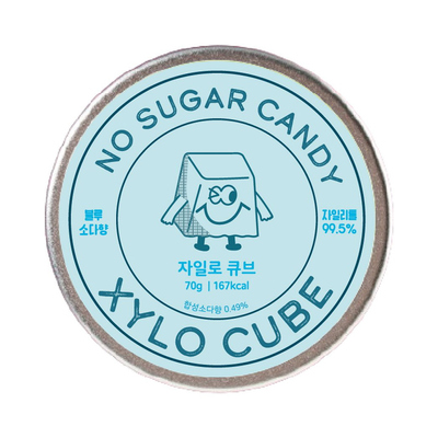 [자일로큐브]무설탕 블루소다 자일리톨 캔디