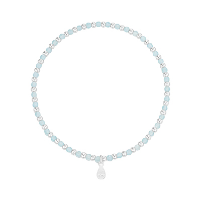 [나나, 권은비 착용][sv925] color crystal bracelet : Blue