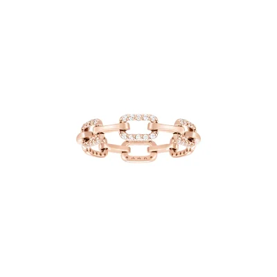 J.Livera 14K 로즈골드 체인 반지 JJJTRQ0BF119R4130