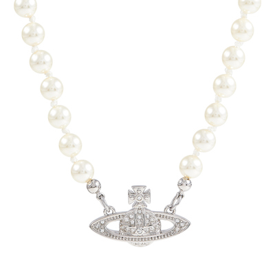 MAN. MINI BAS RELIEF PEARL NECKLACE