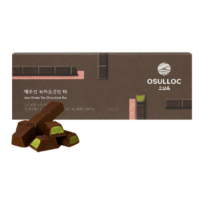 [오설록] 제주섬녹차 초콜릿바(New) 120g(40g*3입)