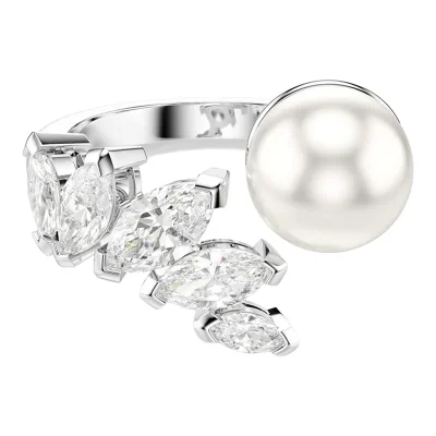 MESMERA:RING PEARL WHI/RHS