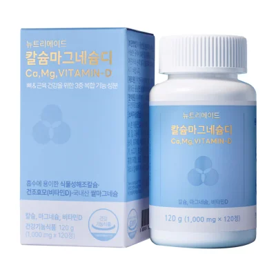 뉴트리메이드 칼슘마그네슘비타민D 120정