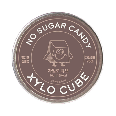 [자일로큐브]무설탕 벨지안 초콜렛 자일리톨 캔디