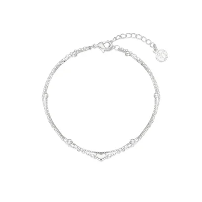 Mini Heart Layered Bracelet