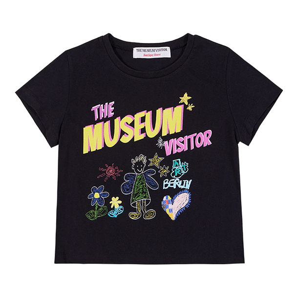 ピンク系 THE MUSEUM VISITOR(ザミュージアムビジター) Tシャツ