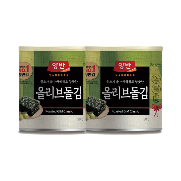 ヤンバン エゴマ油入り/オリーブ油入り15袋ずつ 韓国海苔計30パック×6セット Amazon.co.jp: ヤンバン コストコオリジナル商品 エゴマ油入り