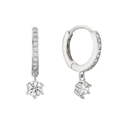 Shine Drop one-touch Earring