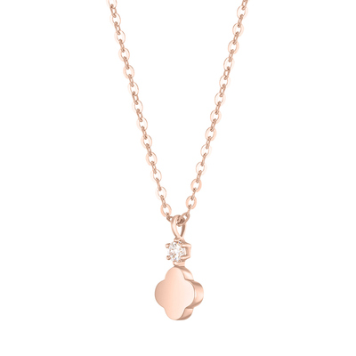 CLOVIA 14K 로즈골드 목걸이 JJCLNQ4BF147R4420