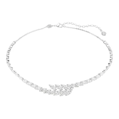 MESMERA:ALL ARD NECKLACE WHI/RHS