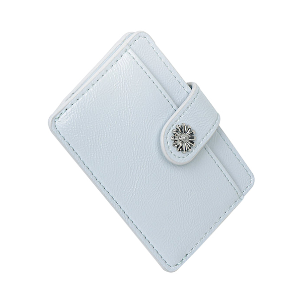 ☆JILLSTUART☆ Heart Mini Mirror Card Wallet 3 Colors Color Block Tri-fold Mini Wallet – ili New York