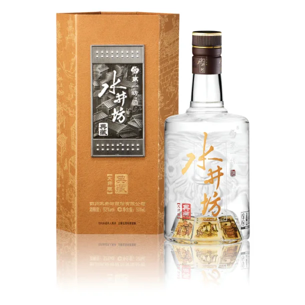 水井坊 500ml 38% 五粮液2024年製白酒ギフトボックス ロッテ免税店