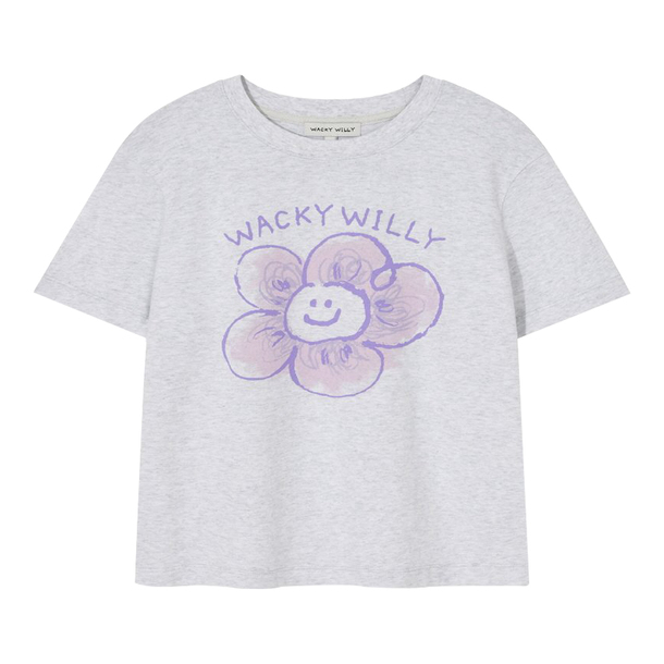 【LOULOUSEOUL】Lily T-Shirt (Gray) 2차] Lily T-Shirt (Gray) - LOULOUSEOUL