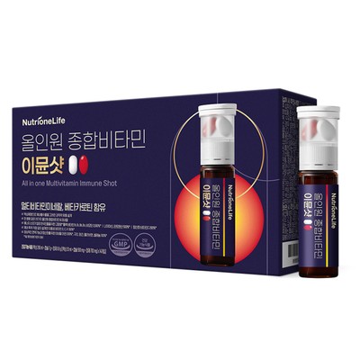 올인원 종합비타민 듀얼 이뮨샷 14개입(소비기한 2027.03.15)