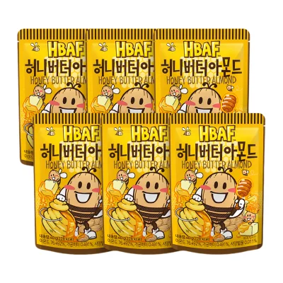 (HBAF)허니버터아몬드40G*6