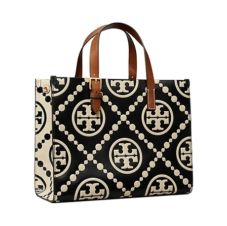 롯데면세점 [토리버치] T Monogram Contrast Embossed Small Tote