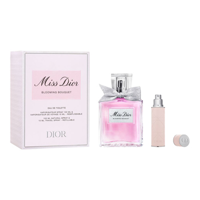 MISS DIOR BLOOMING BOUQUET SET (EAU DE TOILETTE AND TRAVEL SPRAY)