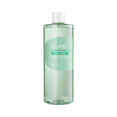 큐어 알로에 워터 젤리 토너 500ml