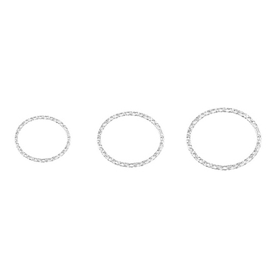 [태연, 수지 착용] twinkle layered 3set ring : White