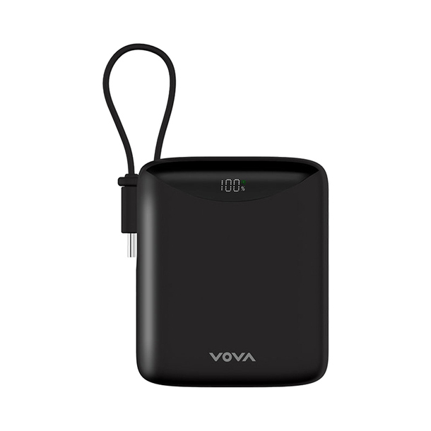 VOVA モバイルバッテリー　ブラック ロッテ免税店