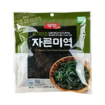 유기인증 자른미역