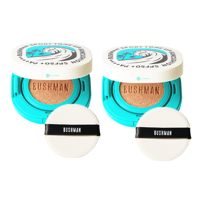 부쉬맨 스포츠 톤업 선쿠션 15g SPF50+ PA++++ 2개입