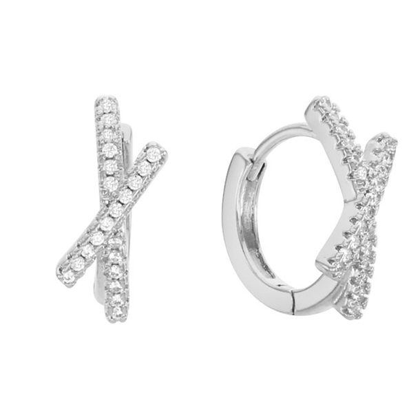 ★ENGBROX★ [silver 925][Oh My Girl Hyojung, Fifty Fifty Yew 14K Sterling Silverl Hoop Earrings, Huggie Earrings, Thick