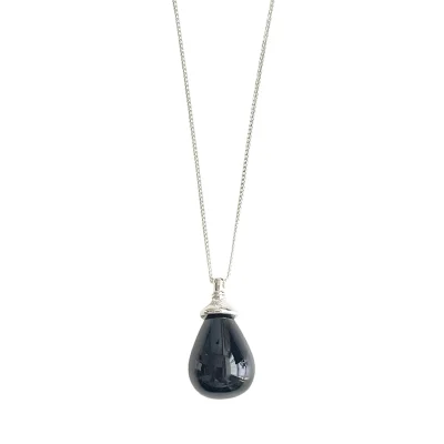 ELA 39 Onyx Drop Necklace
