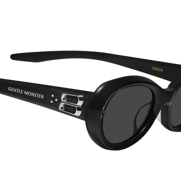 GENTLE MONSTER サングラス COCOA ブラック×シルバー ロッテ免税店