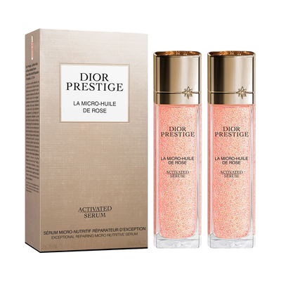 DIOR PRESTIGE LA MICRO-HUILE DE ROSE ACTIVATED SERUM DUO