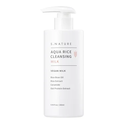 에스네이처 아쿠아 라이스 클렌징 밀크 280ml
