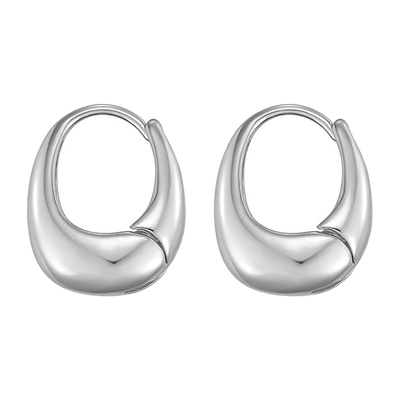 [이현이 착용] sensual one-touch earring : White
