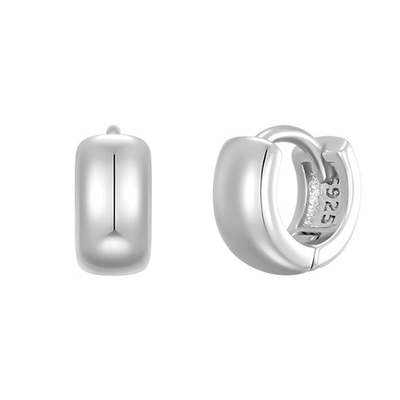 [수지, 스트레이키즈 현진 착용] plump mini earring : White