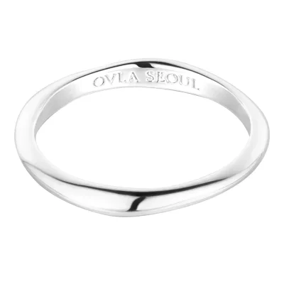 texture daily ring JR007_THIN_silver
