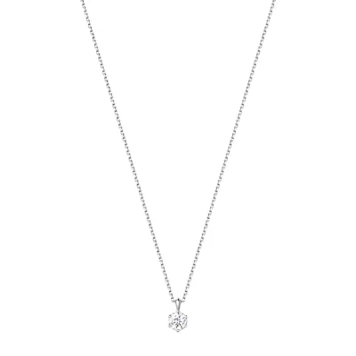 RA26A34K Silver 3부랩다이아몬드목걸이