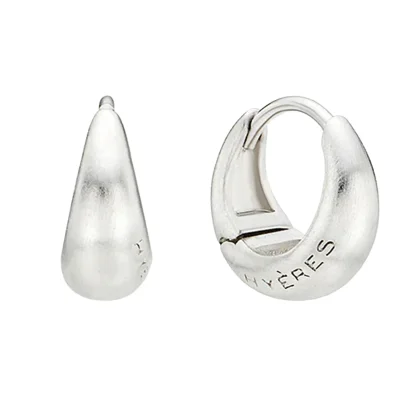 Luna pebble one touch earrings S (3컬러)