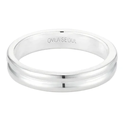 TWO LINE MELTING RING JR003_silver