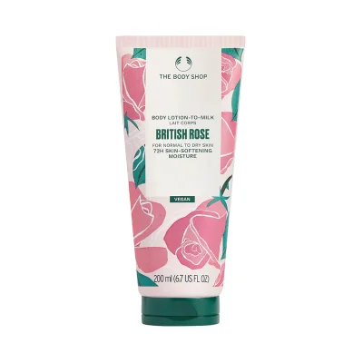 BODY LOTION-TO-MILK BRITISH ROSE 200ML