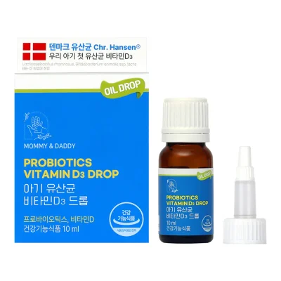 아기 유산균 비타민D3 드롭